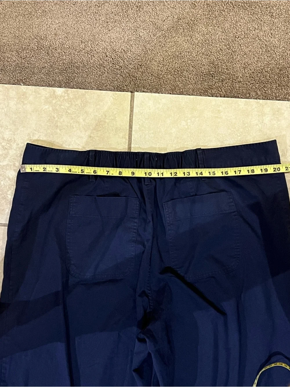 Free Assembly Wide-Leg Navy Pants - Picture 4 of 7